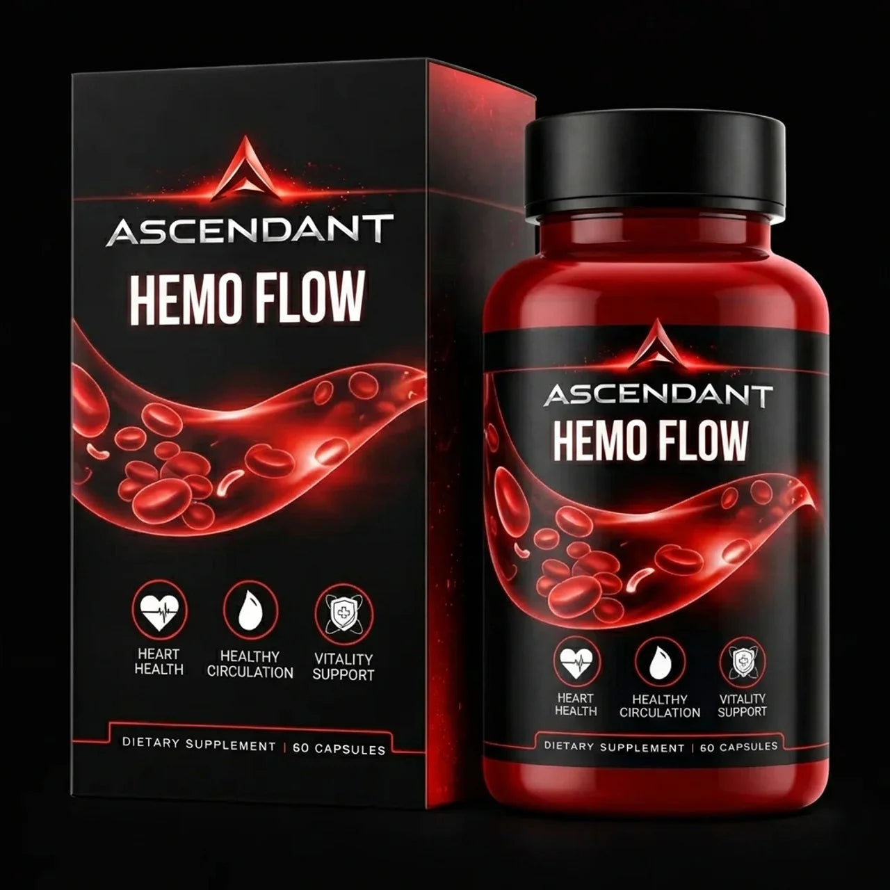 Ascendant Hemo Flow - Blood Pressure & Circulation Support (60 Capsules)